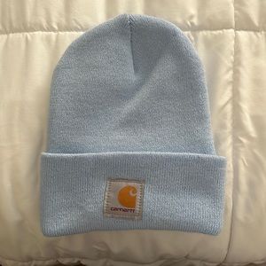 Light blue carhartt beanie